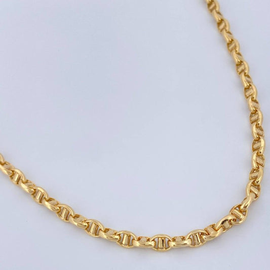 Cadena Marinera 9.7gr / 60cm / Oro Amarillo +3 18K &