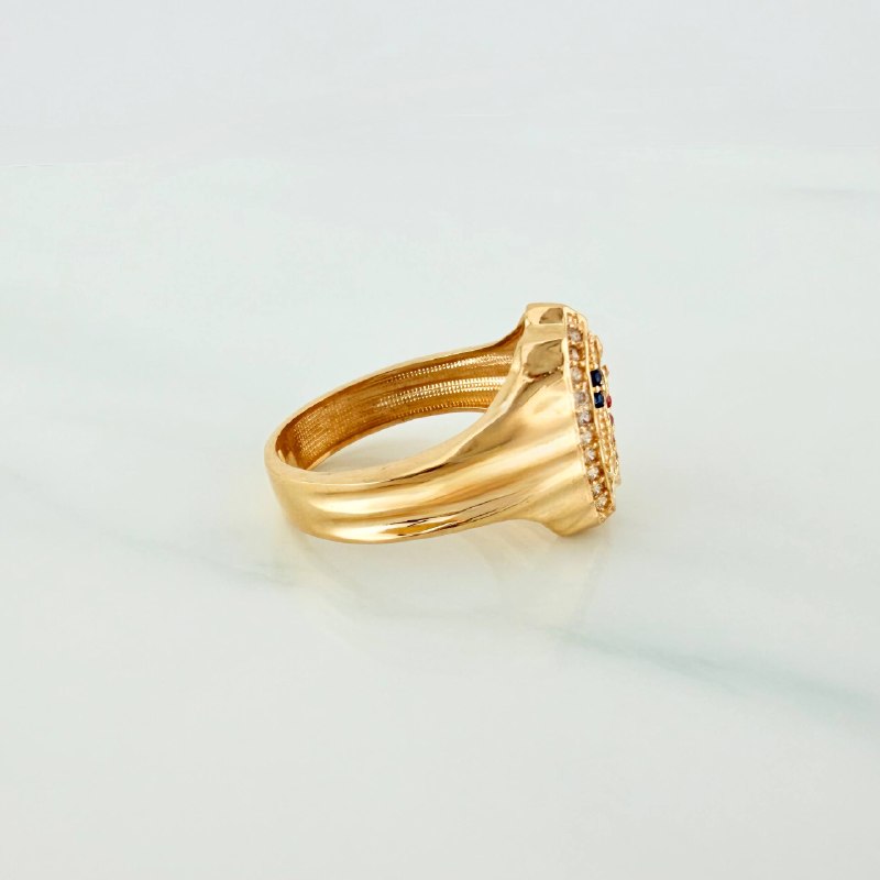 Anillo Virgen De Guadalupe 4.65 g / T5 3/4 Oro Amarillo 18K