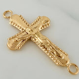 Charm Christ Cross 1.05gr / 1 1/4 in / 18K Yellow Gold %