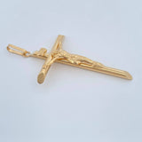 Dije Cruz Cristo 3.25gr / 2 1/2 in / Oro Amarillo 18K &