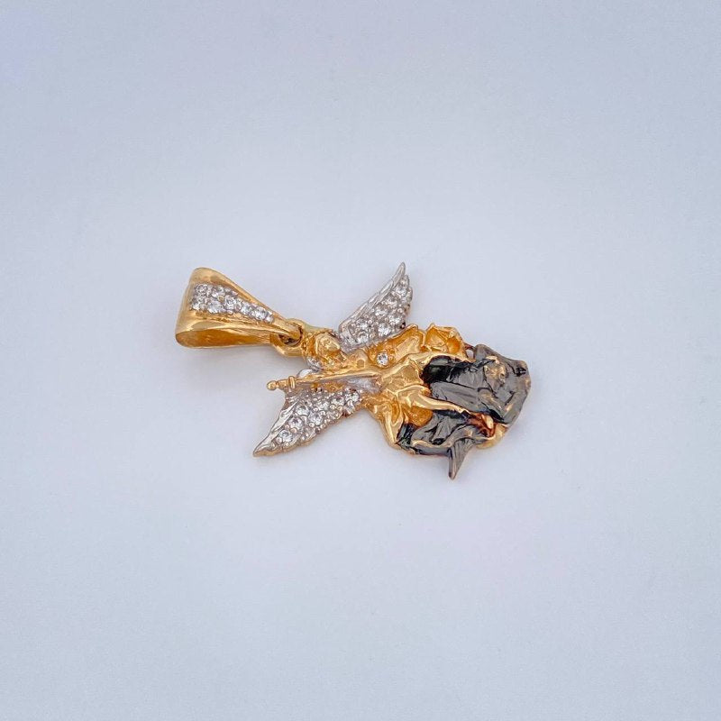 Pendant San Miguel 2.85gr / 1.1in / Three Golds 18K $