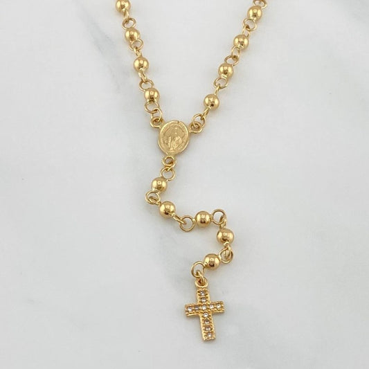 Miraculous Rosary 6.4 g / 18 1/4 in / 2.8 mm 18K Yellow Gold