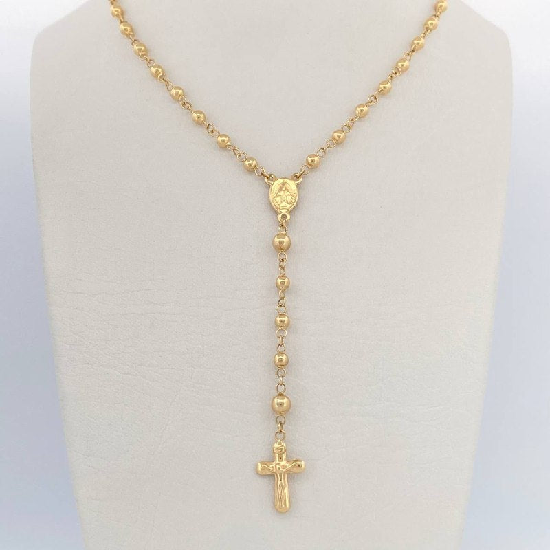 Miraculous Virgin Rosary 6.05gr / 49.5cm / 18K Yellow Gold &