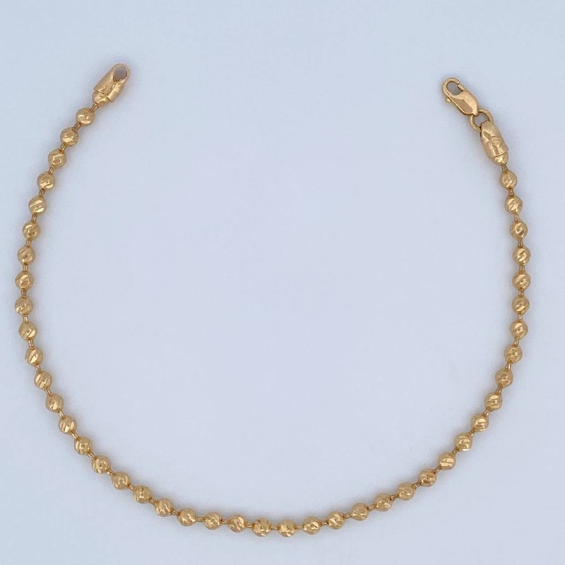 Military Bracelet 6.35gr / 21cm / 18K Yellow Gold &