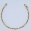 Military Bracelet 6.35gr / 21cm / 18K Yellow Gold &