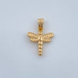 Dragonfly Pendant 0.5gr / 0.8in / 18K Gold
