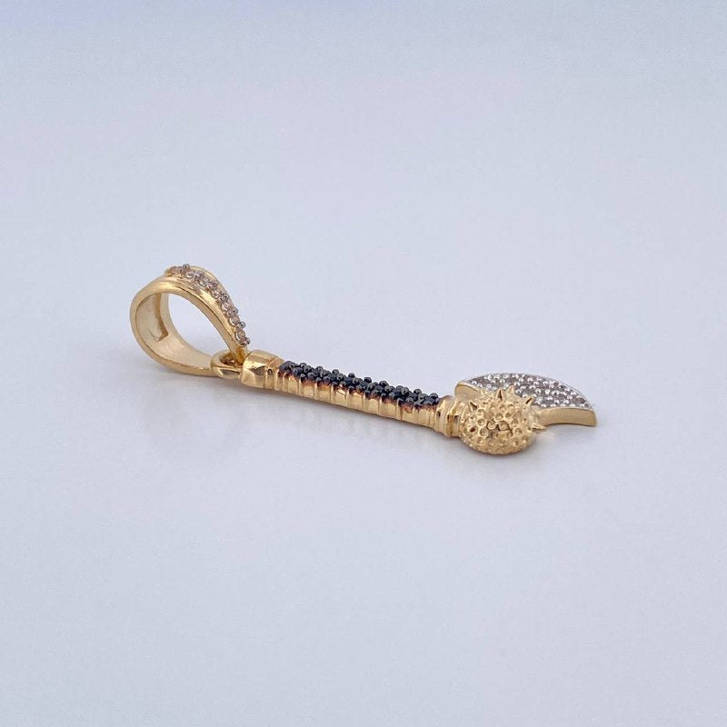 Pendant Axe 2.5gr / 3.5cm / 18K Gold &