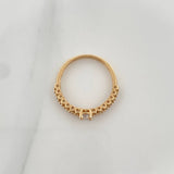 Anillo Solitario Churumbela 2gr / T5 3/4 / 3/4 in / Oro Amarillo 18K $