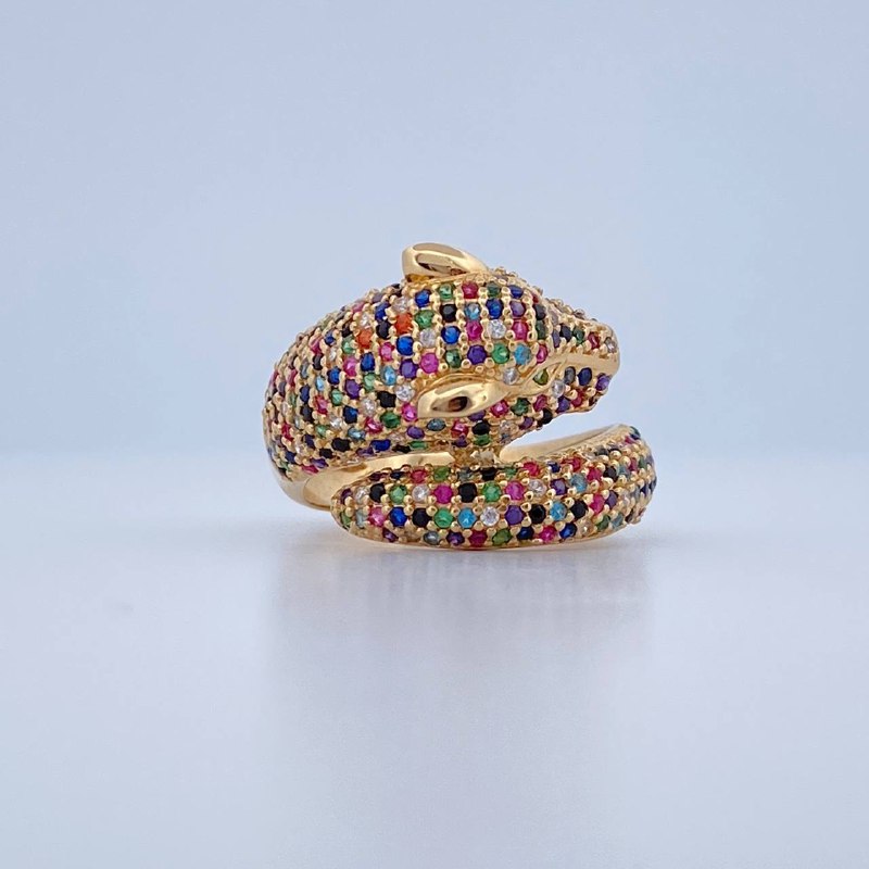 Panther Ring 7gr / Size 8 / 18K Gold
