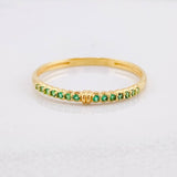 Churumbela Knot Ring 0.75g / T5 3/4 Yellow Gold 18K