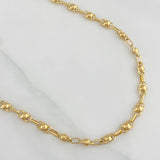 Rustic Bubble Chain 15.1 g / 24 3/4 in / 4.5 mm 18K Yellow Gold