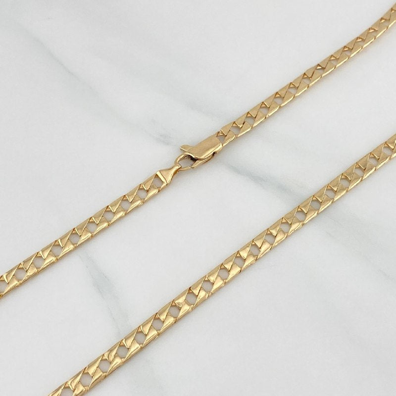 Panzer Chain 28.1 g / 26 1/4 in / 4 mm Yellow Gold 18K