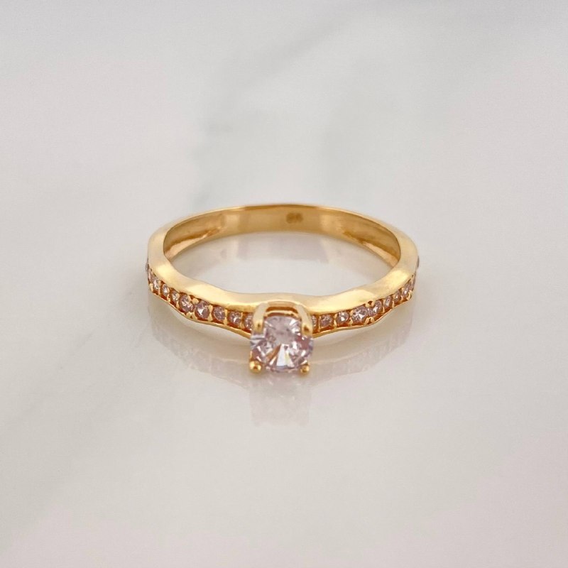 Churumbela Solitaire Ring 2 g / T6 1/2 Yellow Gold 18K