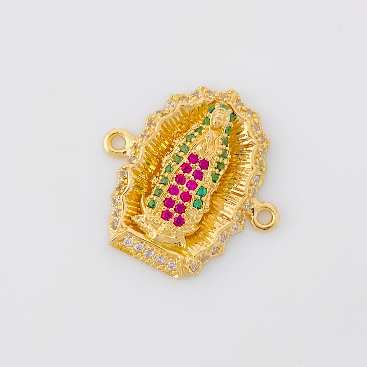 Charm Virgen de Guadalupe 3.2g / 3/4 in Yellow Gold 18K