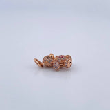 Pendant Articulated Heart Bear 2.6gr / 2cm / 18K Gold &