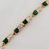 Pulso Tennis Cuatro Garras 13.45 g / 8 1/4 in Oro Amarillo 18K