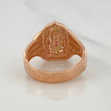 Our Lady of Guadalupe Ring 4.25 g / T5 3/4 18K Rose Gold
