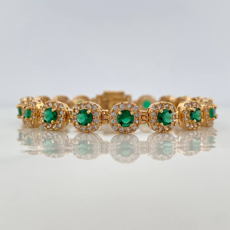 Tennis Bracelet 17.05 g / 7 in / 7.6 mm Yellow Gold 18K