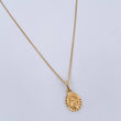 Venetian Chain and Pendant Set + Virgin of Carmen 1.85gr / 18K Gold $