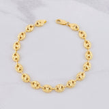 Pulso GC Diamantado 6.85g / 8 in / 7mm Oro Amarillo 18K