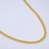 Cadena Cubana 7.7gr / 60.1cm / Oro Amarillo +1 18K $