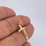 Pendant Christ Cross 1.35gr / 3cm / 18K Gold &
