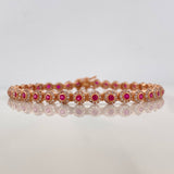 Tennis Bracelet 8.9 g / 7 1/4 in / 4.7 mm 18K Rose Gold
