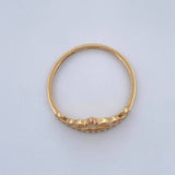 Anillo Tiara Mariposa 1.35gr / T6 3/4 / Oro Amarillo 18K &