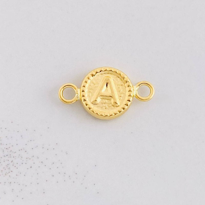 Herraje Circulo Letra A 0.4g / 1/2 in Oro Amarillo 18K