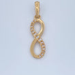 Pendant Infinity 0.95gr / 1in / 18K Gold $