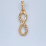 Pendant Infinity 0.95gr / 1in / 18K Gold $