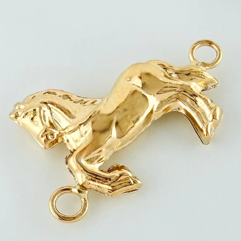 Charm Horse 0.9 g / 3/4 in Yellow Gold 18K