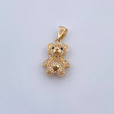 Pendant Bear 3.3gr / 2.3cm / 18K Gold &