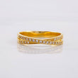Anillo Carril Cruzado 2.2g / T6 Oro Amarillo 18K