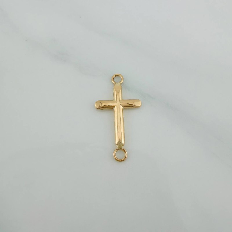 Charm Cross 0.4gr / 3/4 in / 18K Yellow Gold %