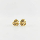 Stud Earrings GC 0.5gr / 18K Yellow Gold *
