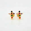 Topos Cruz 0.85gr / 8.7mm Oro Amarillo 18K %