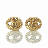 Stud Earrings GC 0.85gr / 9.3mm 18K Yellow Gold *