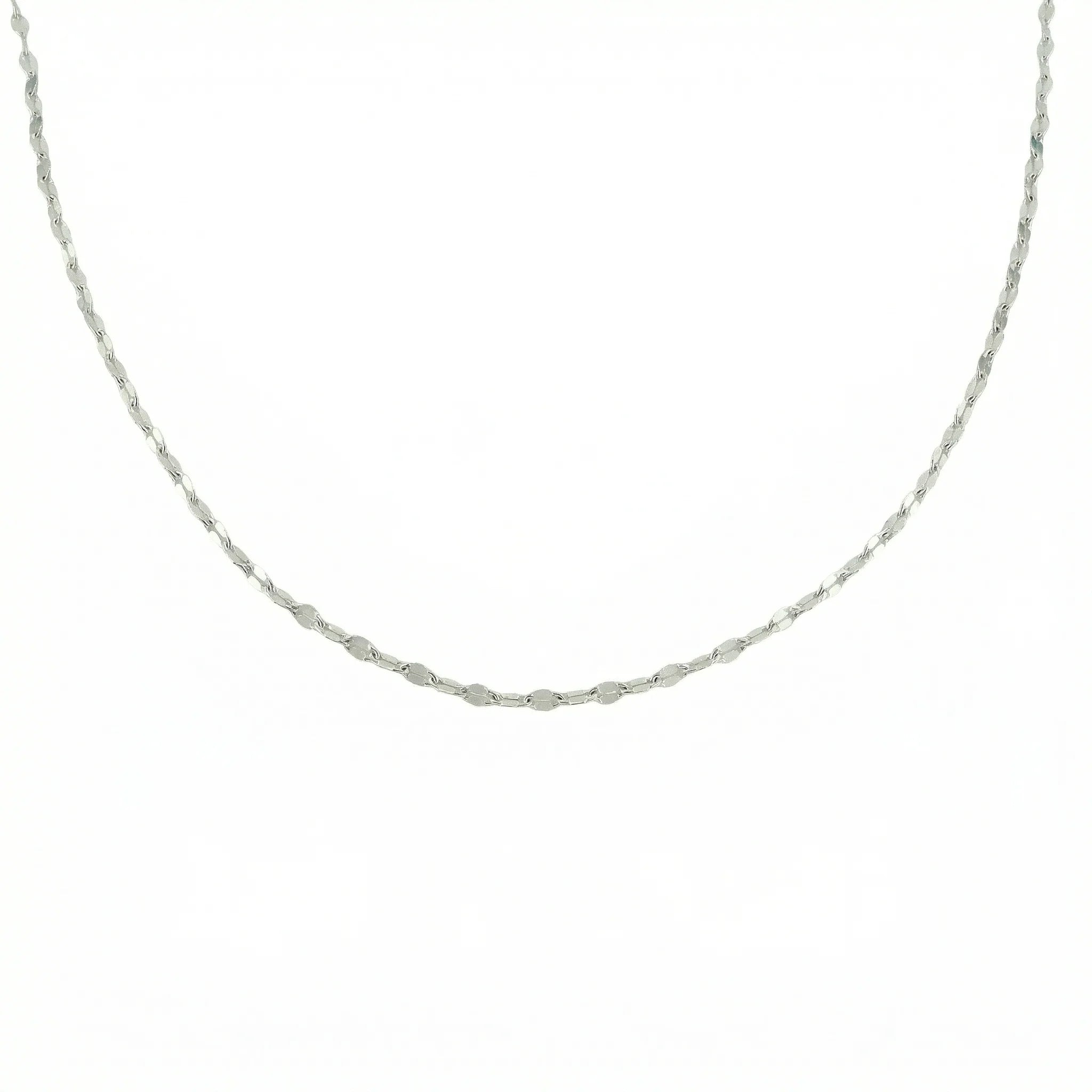 Mirror Flower Chain 3.3 g / 27 1/2 in / 2.05 mm Silver 925