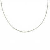 Mirror Flower Chain 3.3 g / 27 1/2 in / 2.05 mm Silver 925