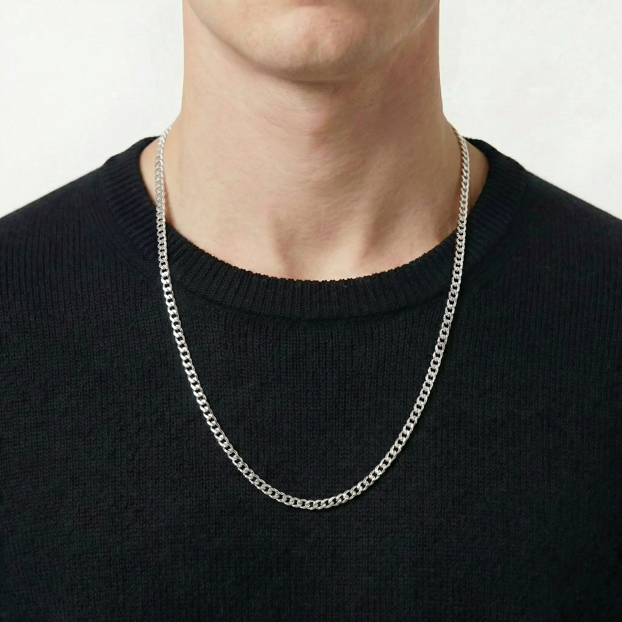 Cuban Links 15.35gr / 25 1/2 in / 4.5mm Silver 925