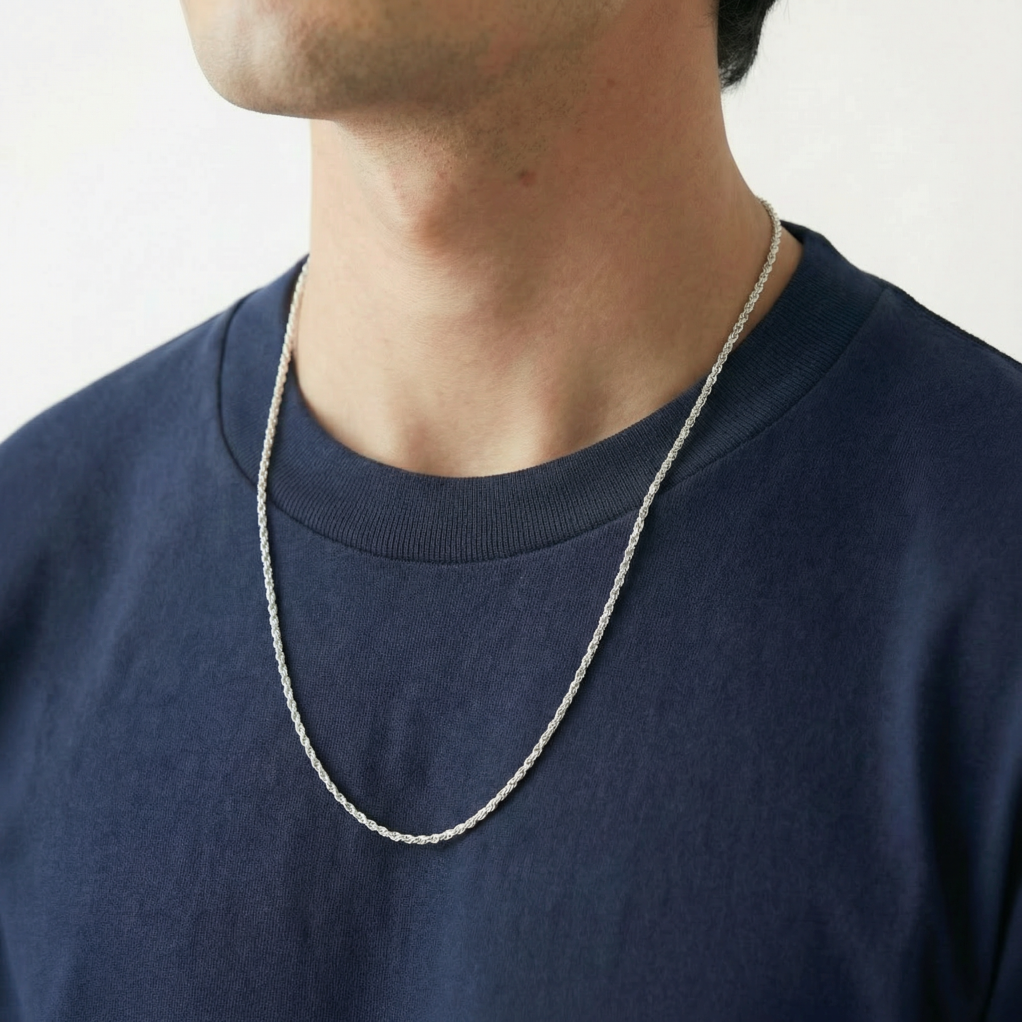 Rope Chain 7.95gr / 23 1/2 in / 2mm Silver 925