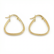 Candongas Triangulo Andy 1.6gr / 3/4 in / Oro Amarillo 18K