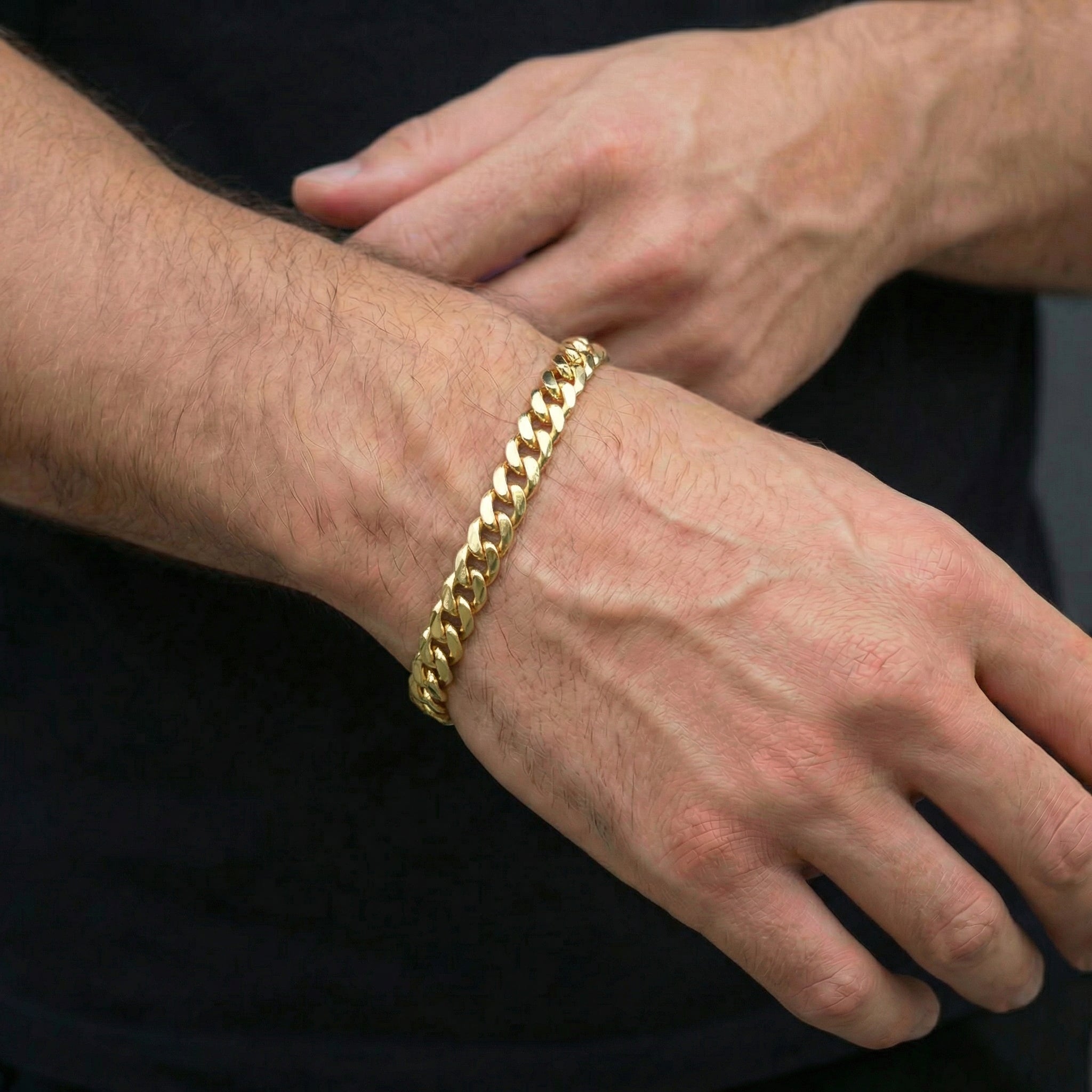 Cuban Links Bracelet 6.3gr / 21.5cm / +1 18K Gold ©
