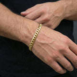 Cuban Links Bracelet 6.3gr / 21.5cm / +1 18K Gold ©