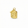 Dije Letra S 0.3g / 1/2 in Oro Amarillo 18K