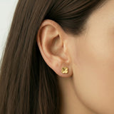 Topos Trebol 0.5 g / in / 6,8 mm Oro Amarillo 18K