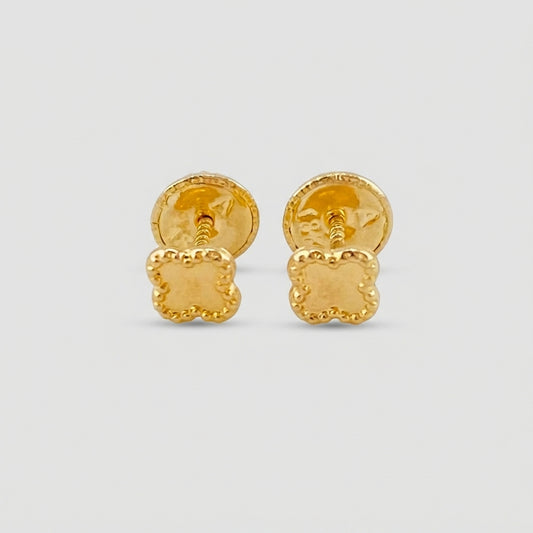 Topos Trebol 0.4 g / in / 4,4 mm Oro Amarillo 18K