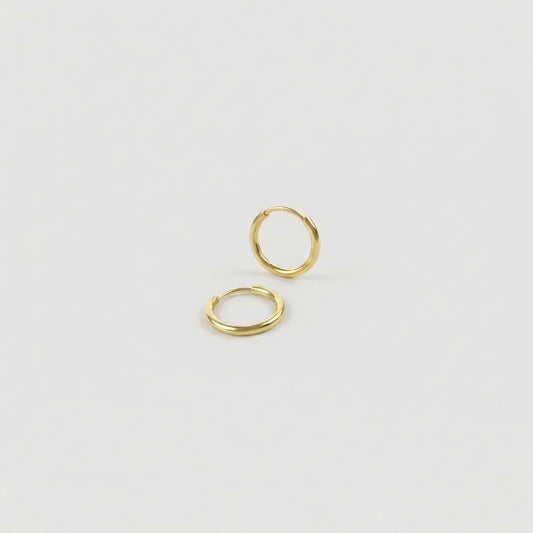 Candongas Aro 0.35 g / 1/4 in Oro Amarillo 18K