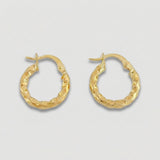 Candongas Carlota 1.55 g / 3/4 in Oro Amarillo 18K